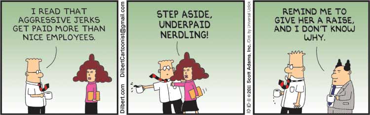 Dilbert c2011, Scott Adams, permission of Universal UClick, all rights reserved