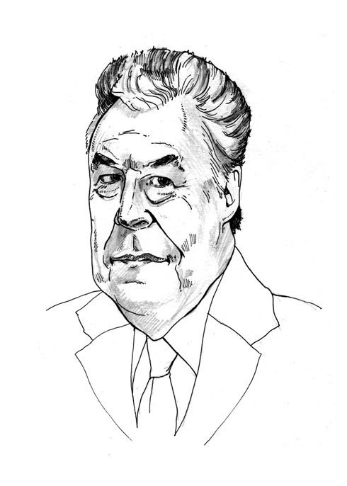 Peter King, illustration by Emmett Baggett