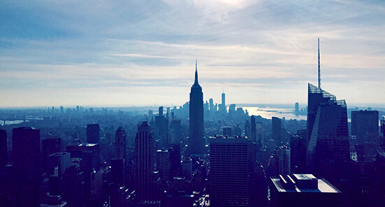 The view from Top of the Rock, photo by the author.