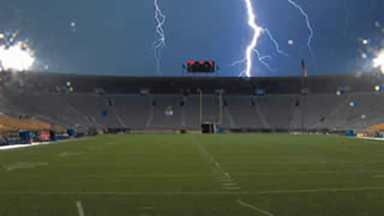 Stadium storm photo courtesy NBC Sports Group
