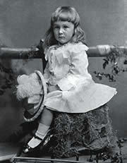Franklin Delano Roosevelt as a child, photo copyright Corbis