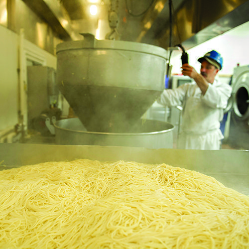 A little bit of pasta, photo by Barbara Johnston
