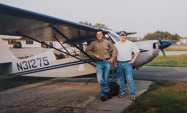 Matt and David circa 1998, photo courtesy of Matt Cashore