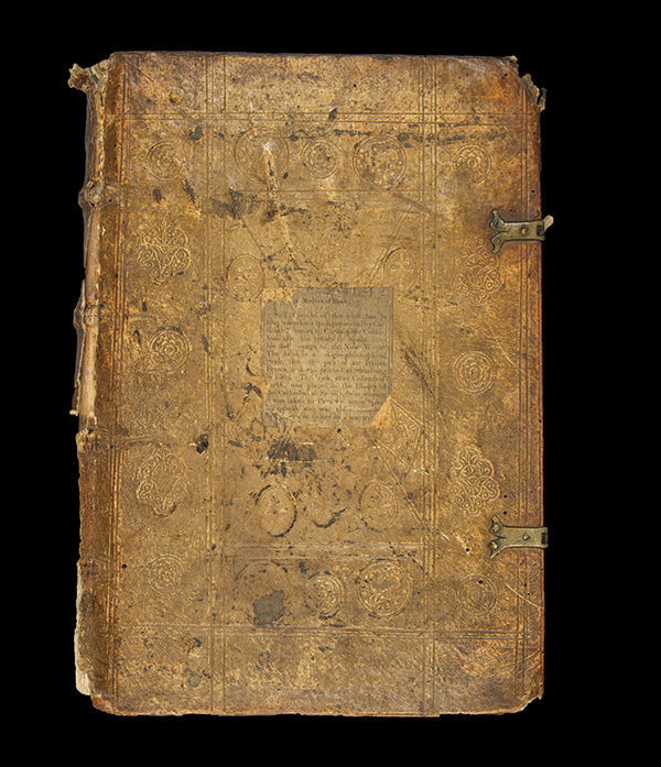 Notre Dame’s rare copy of the esoteric works of Giovanni Pico della Mirandola carries its own unique mysteries. photo: Sara Weber ‘00M.A., courtesy Rare Books &amp; Special Collections