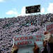 In unison, fans at the Sept. 22 ND-MSU game held paper United States flags high during pre-game ceremonies that honored fellow Americans killed on Sept. 11, 2001.
