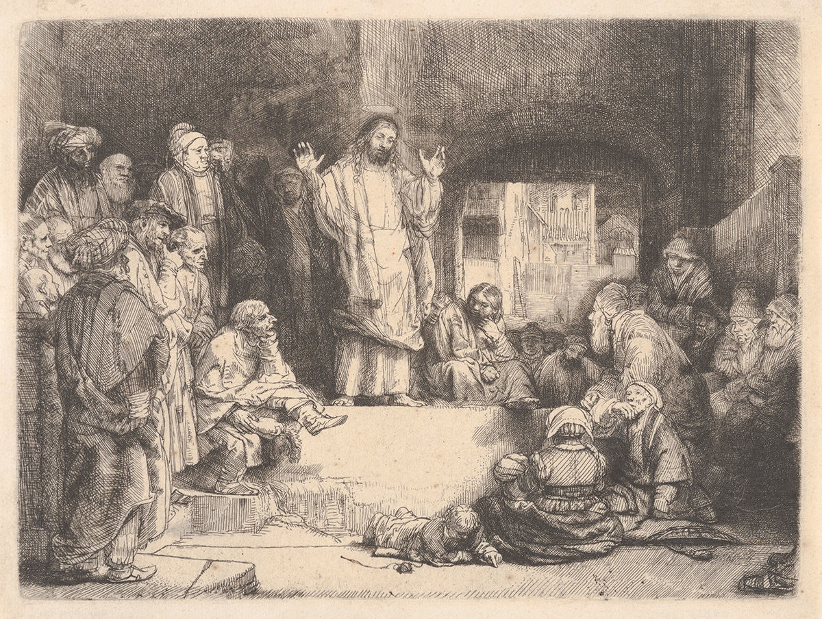 News Rembrandt Christpreaching