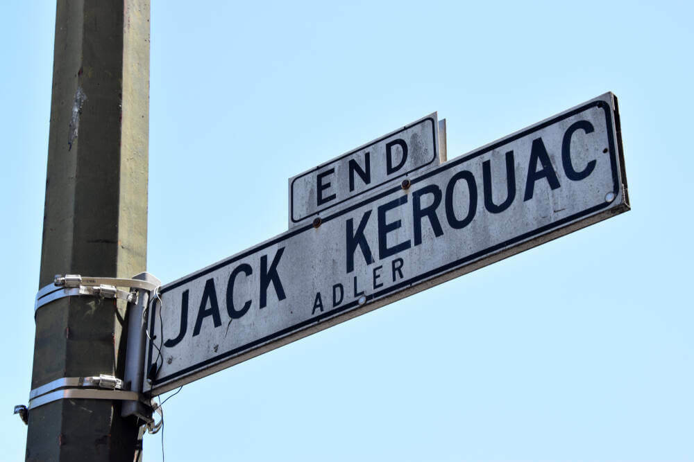 Kerouac Street Sign