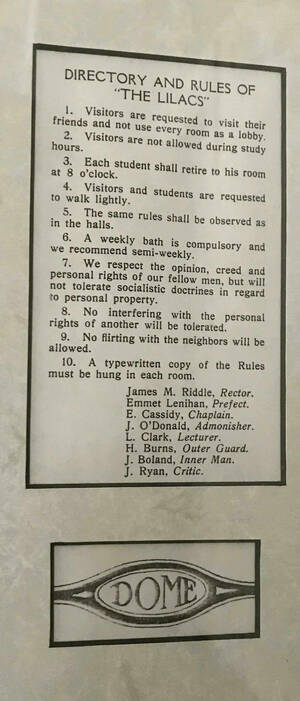 Lilacs Rules 1915