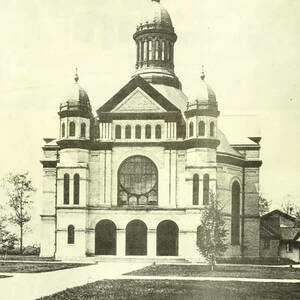 The original Church of Our Lady of Loretto at Saint Mary's College, built circa 1885.