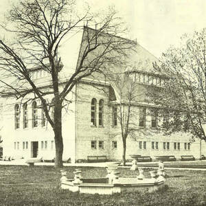 St. Angela Hall (1892), a gymnasium/auditorium building at  Saint Mary's College.