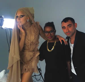 Arienne Thompson catches an interview with Lady Gaga