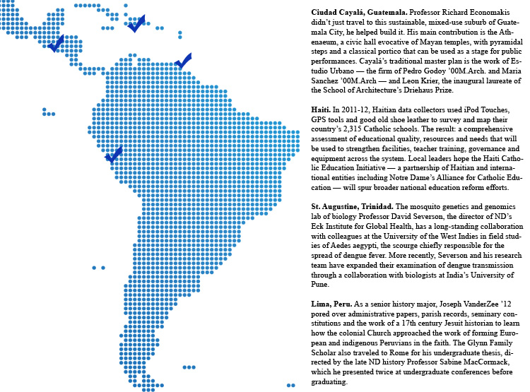 South America map