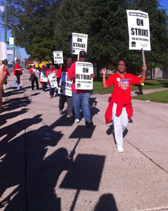Chicago Public Schools strike courtesy of Molly Sammon