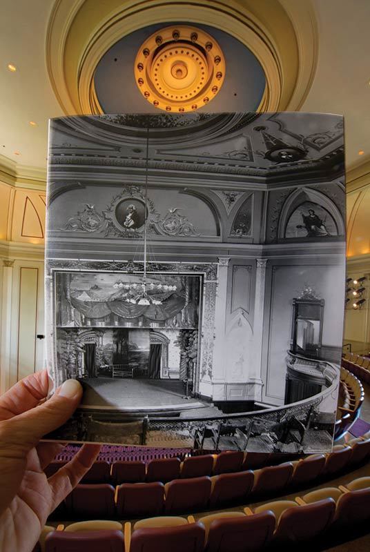 Old photo of Washington Hall